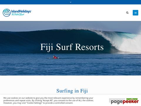 Fiji Surfing Resort and Fiji Surf Camp - Nagigia Island