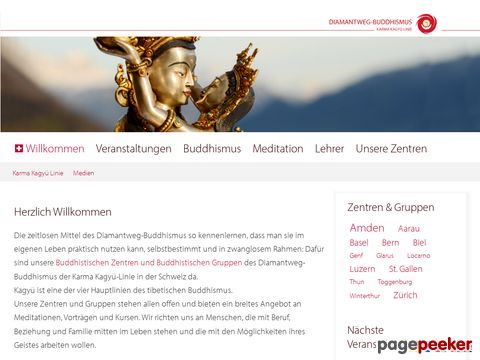 buddhismus.org - Buddhismus - Karma Kagyü Linie - Schweiz