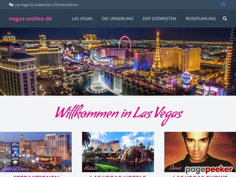 Las Vegas Reiseführer - Hotels, Shows, alles über Las Vegas