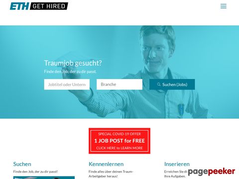 eth-gethired.ch - ETH get hired - The job platform for talent made in Switzerland