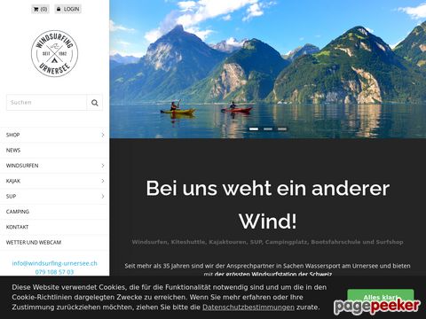 Windsurfing Urnersee (Kanton Uri & Schwyz)
