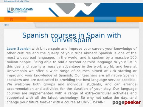 universpain.com - Learning spanish courses in Salamanca Spain