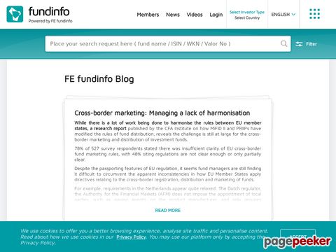 fundinfo.com/search - where funds get together