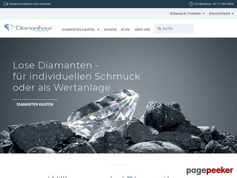 Diamanthaus - Spezialist für lose Diamanten im Internet