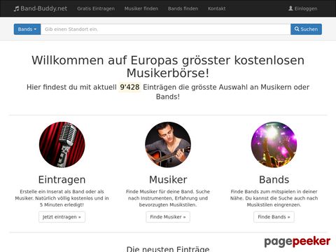 Musiker24.ch - Wo Musiker und Bands sich finden