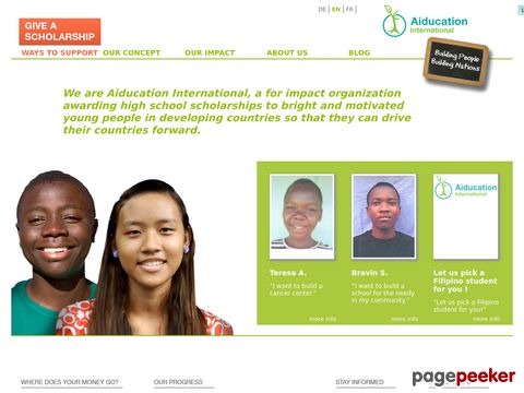 aiducation.org - Aiducation International - Your Scholarships for High Potentials