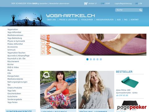 Yoga-Artikel.ch - Der Yoga-Shop in der Schweiz!