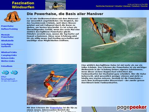 Windsurfen - Portal mit Infos rund ums Windsurfen