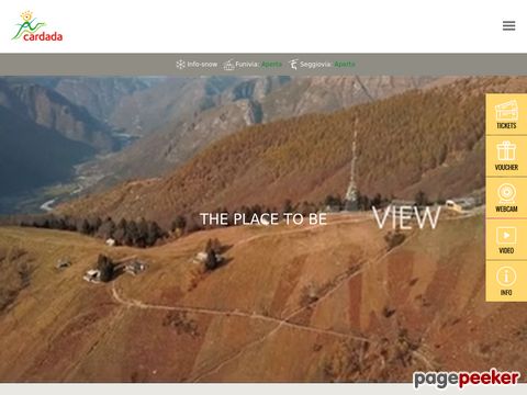 Cardada - Aussichtsberg und Skigebiet direkt in Locarno (Tessin)
