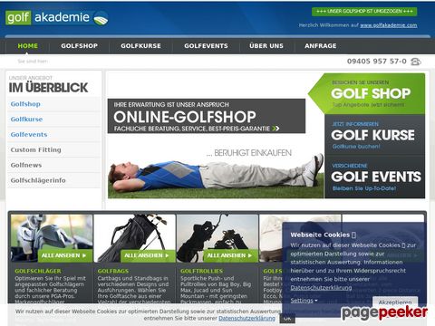 golfakademie-gmbh.de - Golfkurse, Platzreife, Golf Shop