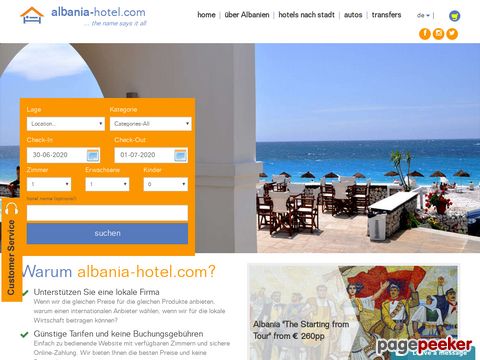 Albanien Hotel, Hotel in Albanien, Reise nach Albanien