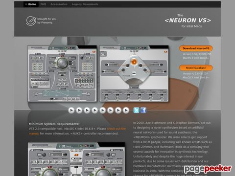 Hartmann-Music. - <neuron> Neuronal Synthesizer