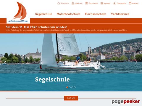 Globesailing, in Zürich die beste Segelschule