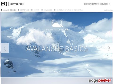 Avalanche Basics – ORTOVOX SAFETY ACADEMY LAB: The home of avalanche knowledge.
