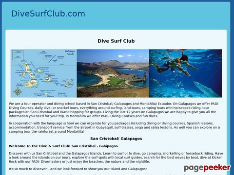 Dive & SurfClub San Cristóbal - Galápagos (Ecuador)