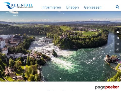 Der Rheinfall - der grösste Wasserfall Europas