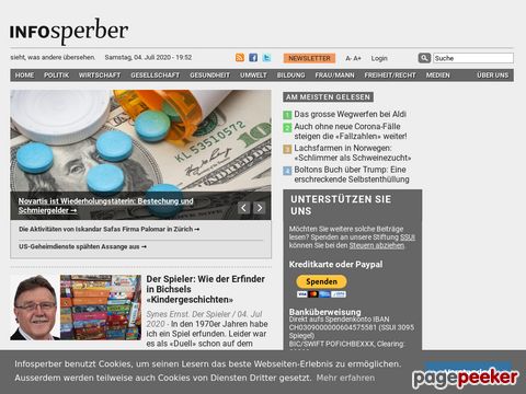 Infosperber.ch - Online-Plattform für unabhängige Informationen