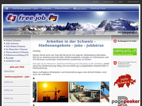 Arbeiten in der Schweiz