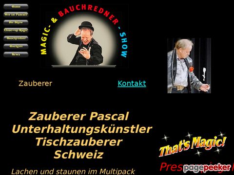 Pascal - Zauber und Tischzauberer - Close-up Magic