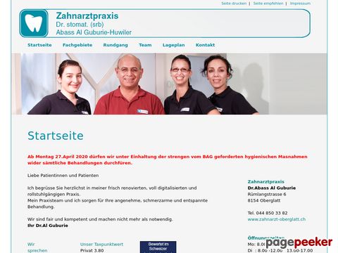 zahnarzt-oberglatt.ch - Zahnarzt in Oberglatt / ZH