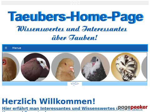 Taeubers Home Page:Taubenbuch-Index