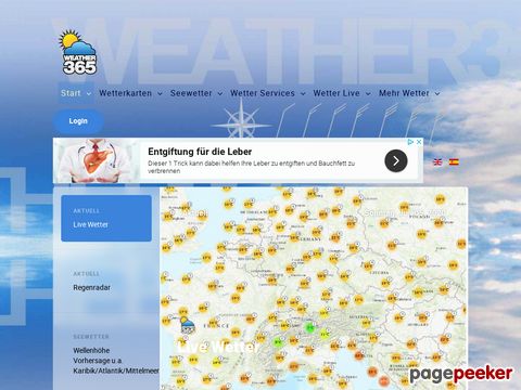 weather365.net - Wetter, Wetterkarten und Wettervorhersagen weltweit online