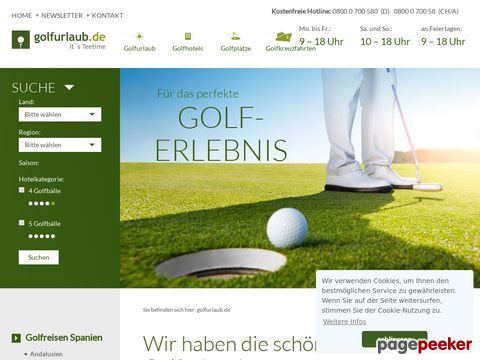 Golfurlaub.com: Golfreisen zu den schönsten Golfhotels - Golfurlaub auf dem Fairway