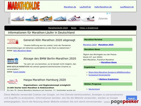marathon.de - Marathon-Veranstaltungen in Deutschland