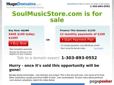 soulmusicstore.com - The Soul Music Store!