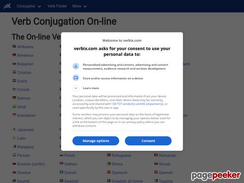On-line Conjugator - Verben online konjugieren