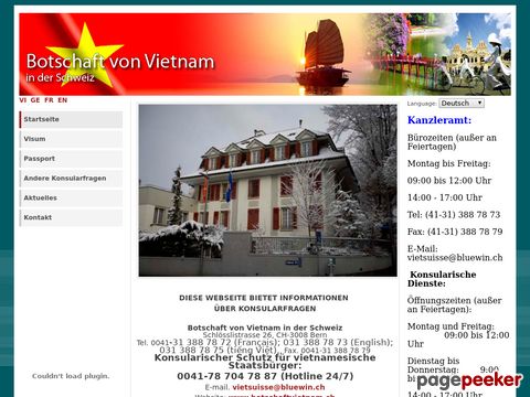 vietnam-embassy.ch - Vietnamesische Botschaft in der Schweiz