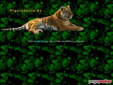 Tigerschutz.de - Ein Projekt von dem viele Tiger träumen.