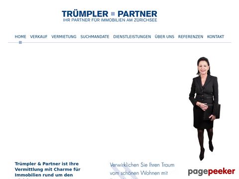 Trümpler & Partner - Ihr Partner für die Vermittlung von erstklassigen Immobilien am Zürichsee