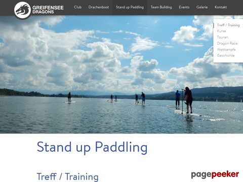 Greifensee Dragons - Stand up Paddling (Greifensee, ZH)