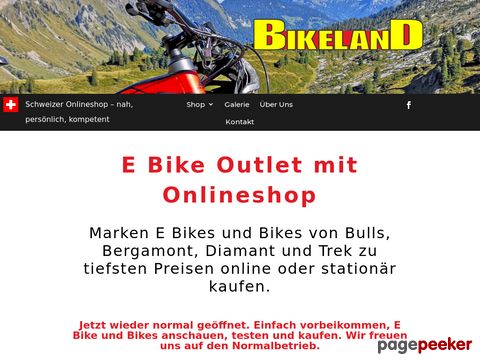 bike-land.ch - Bikeland Wallisellen, Markenbikes zu tiefsten Preisen