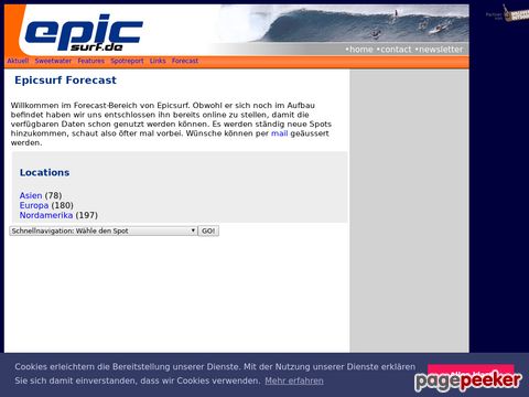 EPICSURF.de - Spot Reports / Forecast (Asien, Europa, Afrika)