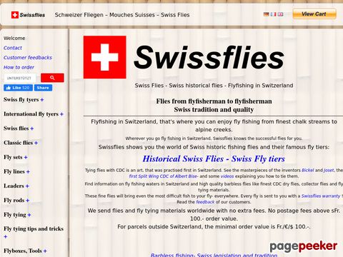 swissflies.ch - Schweizer Fliegen - “Mouches Suisses“ - Swiss Flies