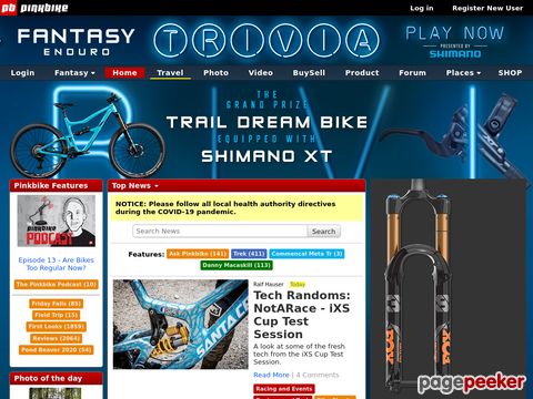 PinkBike.com - the latest in cycling and mountain biking news