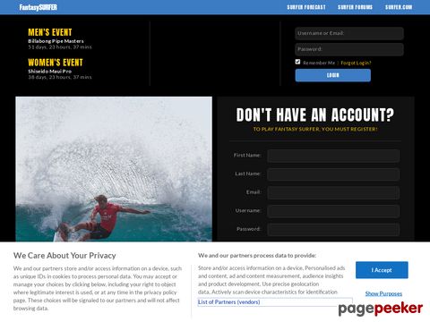 fantasysurfer.com - FantasySurfer - Surfer Mag