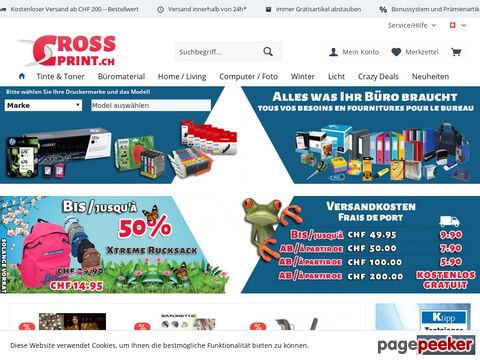 CrossPrint AG - Preiswerte Tinten und Toner online bestellen