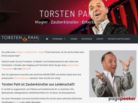 Torsten Pahl - Zauberkünstler & Entertainer - Ihr Zauberer aus Dresden