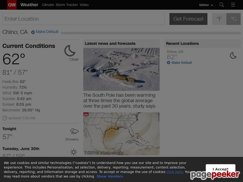 weather.cnn.com - CNN Weather Website - World Wide Weather