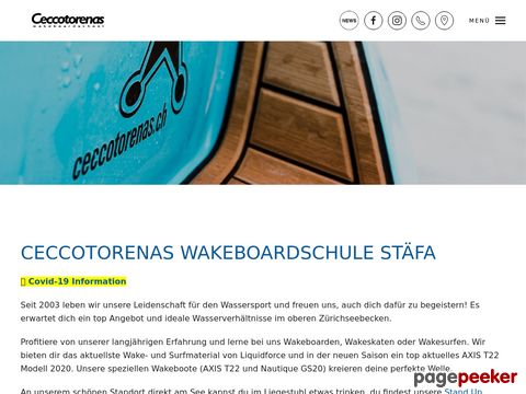 Ceccotorenas Wakeboardschule Stäfa