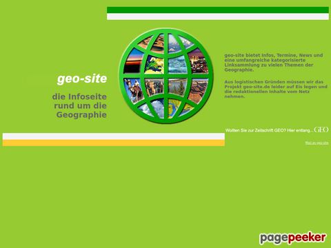 geomagazin.net - Links und Infos zur Geographie und Erdkunde