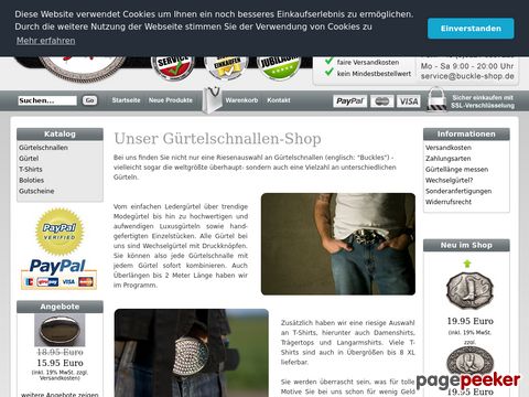 buckle-shop.com - Buckle-Shop - Buckles & Belts / Gürtelschnallen & Gürtel