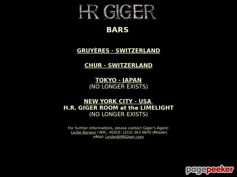 H.R.Giger - Bar (Chur)