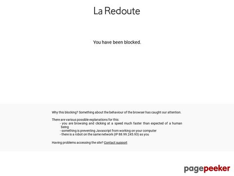 online modeshop La Redoute