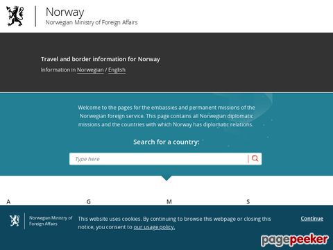 Norwegen - die offizielle Seite in der Schweiz