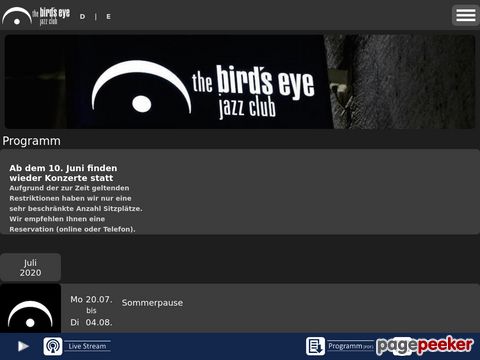 the birds eye jazz club Basel