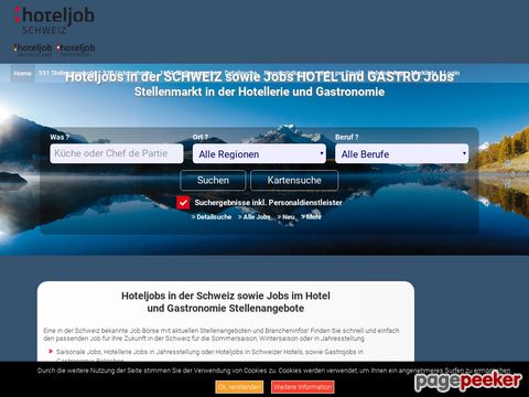 hoteljob-schweiz.de - Stellenmarkt für die Hotellerie und Gastronomie in der Schweiz